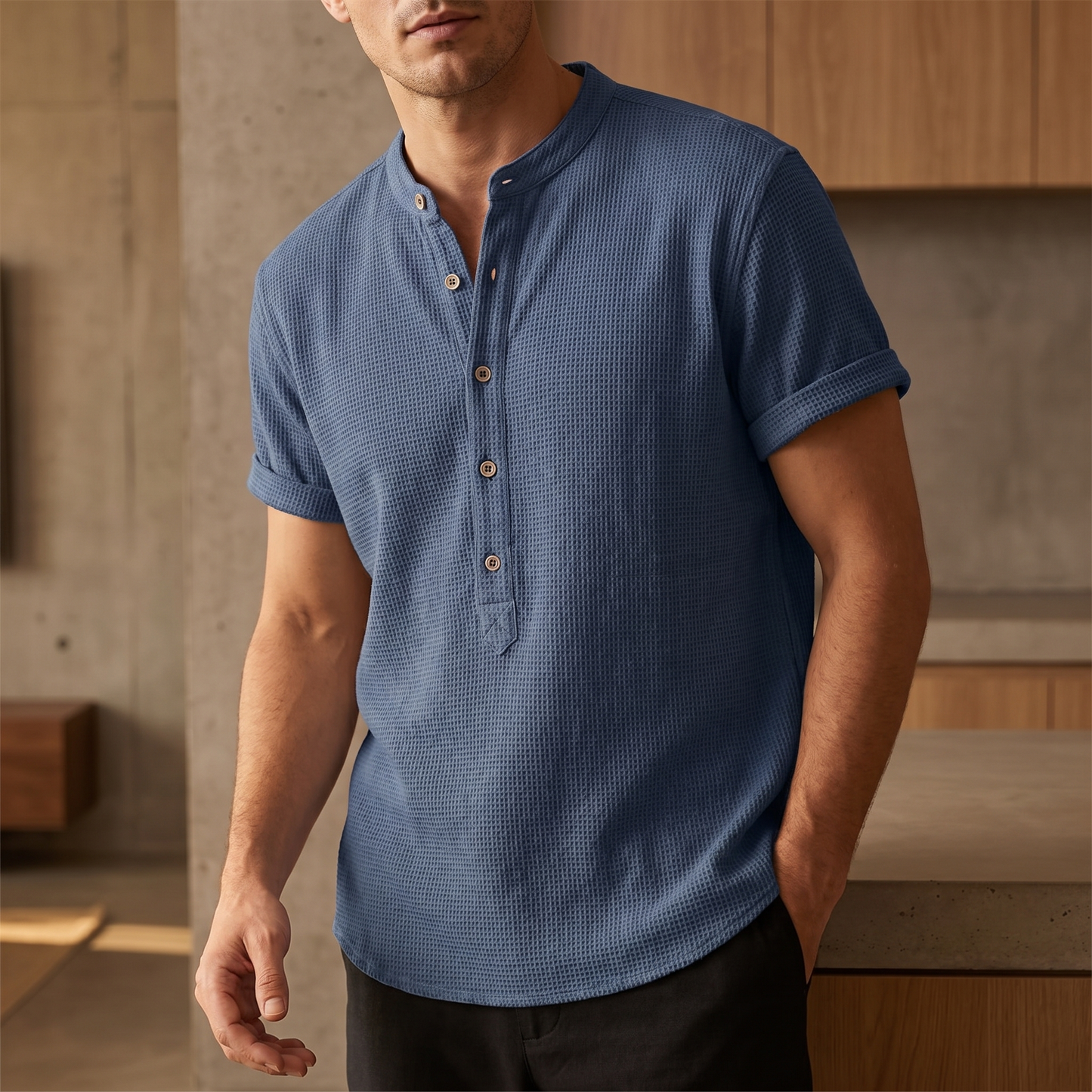 Men's Breathable Linen Shirt | Stylish Lightweight Casual Wear
