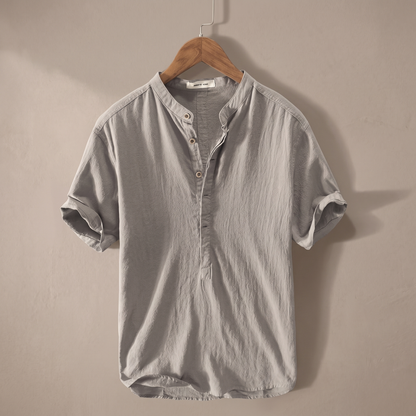 Men's Breathable Linen Shirt | Stylish Lightweight Casual Wear