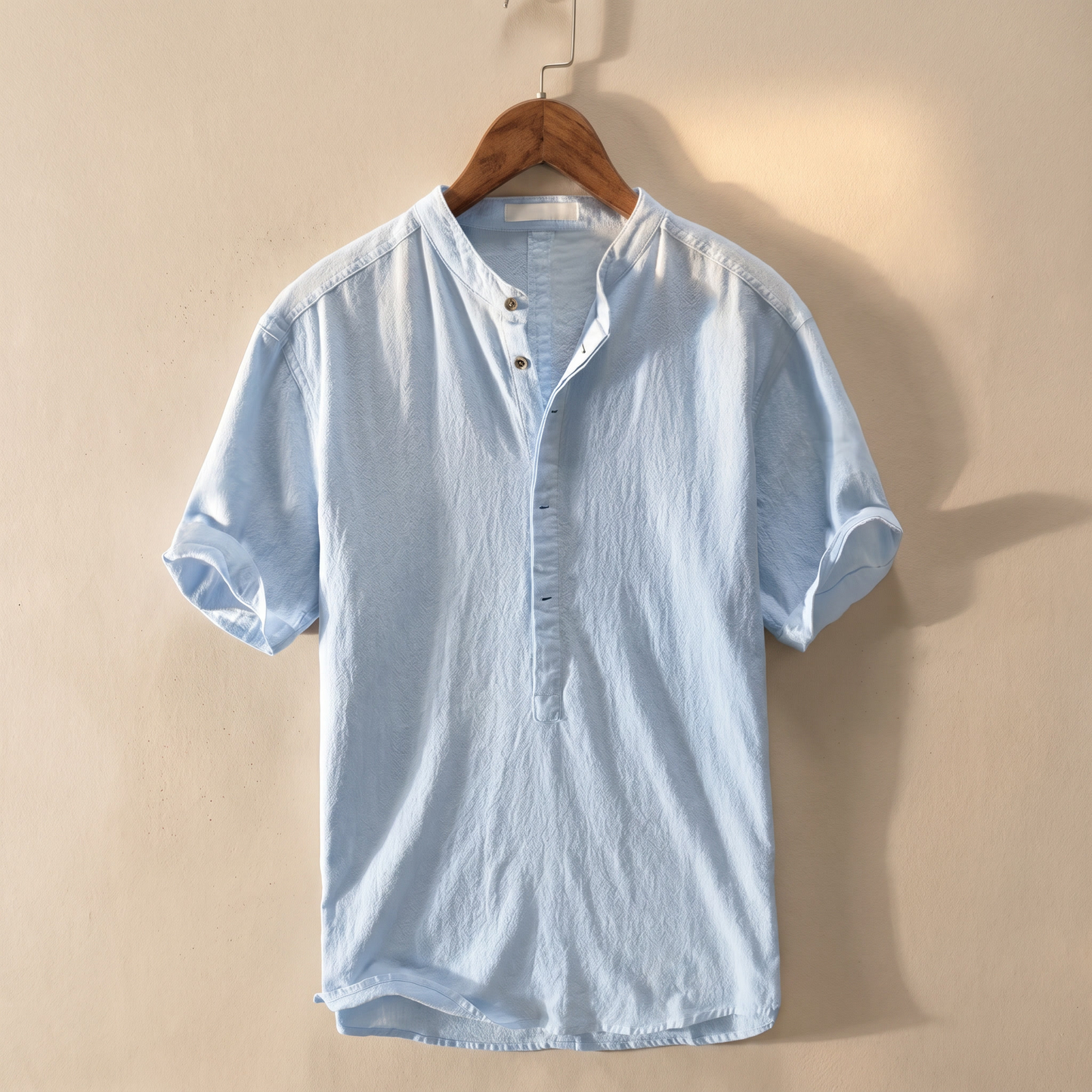 Men's Breathable Linen Shirt | Stylish Lightweight Casual Wear