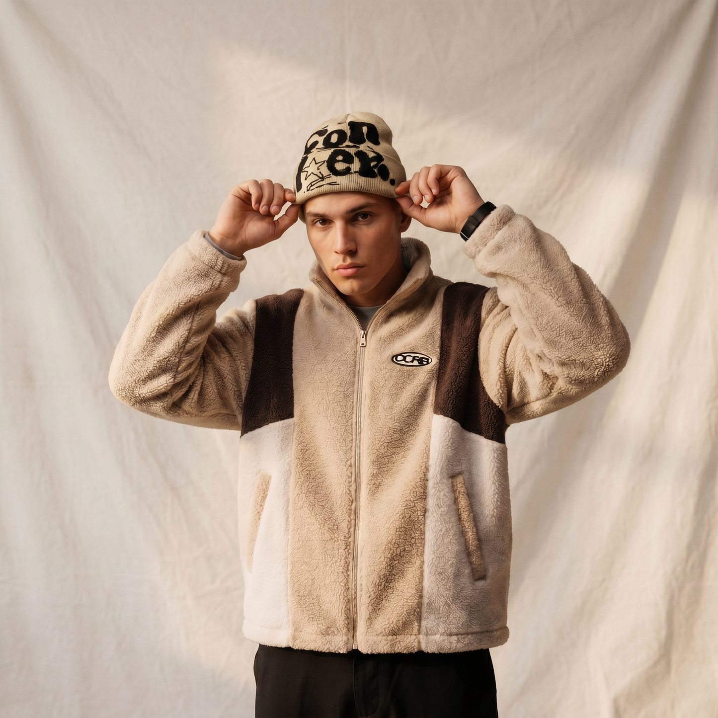Unisex Organic Cotton Beanie | Soft Stretch Knit | Comfortable All-Season