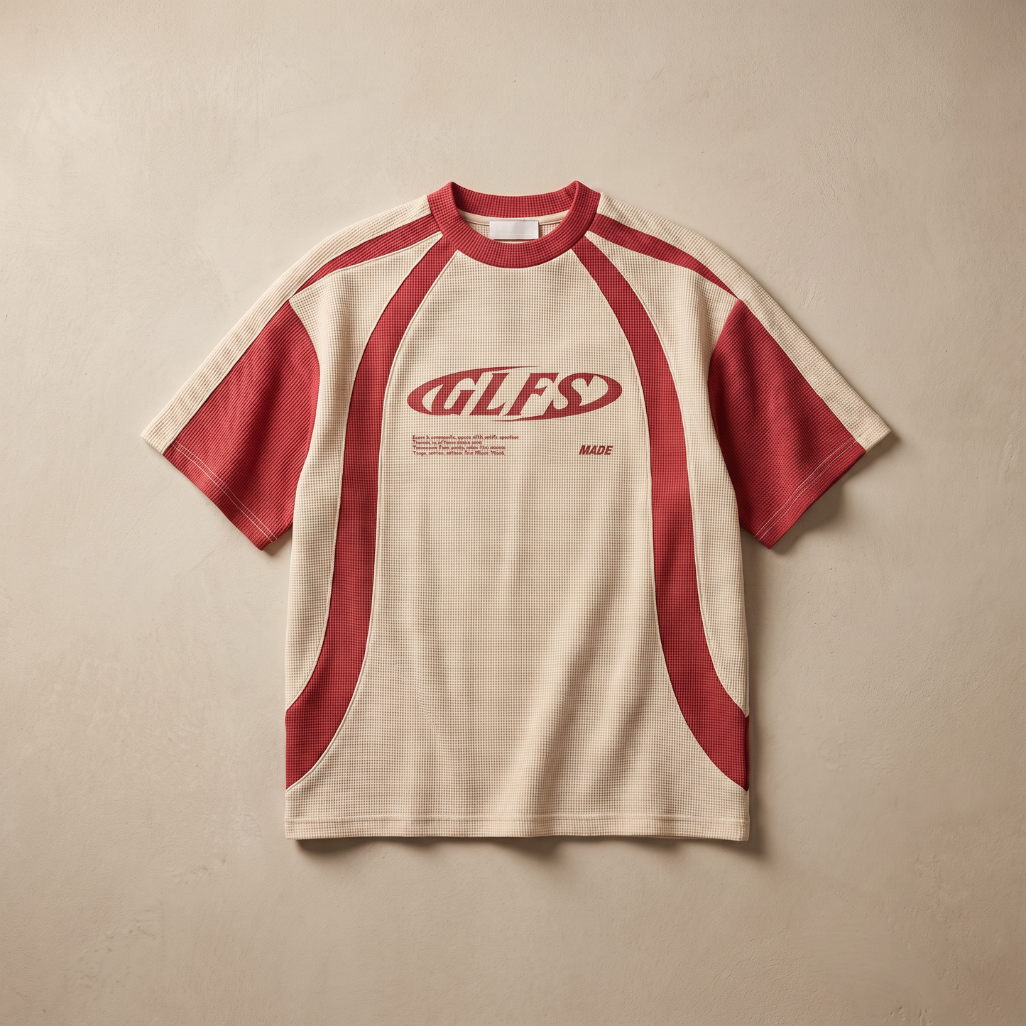 Men's Suede Texture Oversized T-Shirt | Relaxed Fit Hip-Hop Streetwear Tee