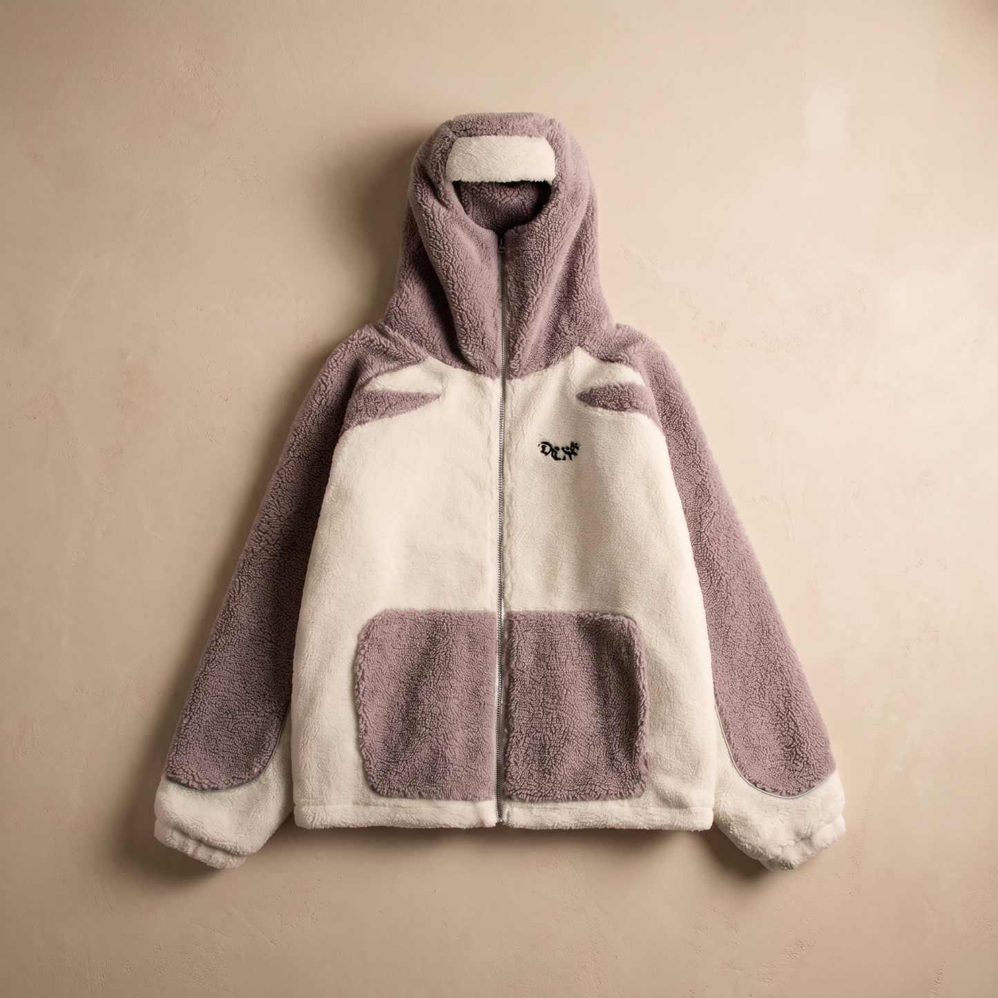 Men's Sherpa Fleece Jacket | 650GSM Warm Winter Outerwear | Adjustable Fit