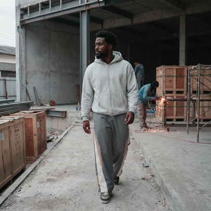 Unisex Polyester Joggers | Relaxed Baggy Fit | Casual Everyday Pants