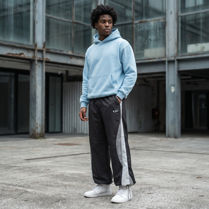 Unisex Polyester Joggers | Relaxed Baggy Fit | Casual Everyday Pants
