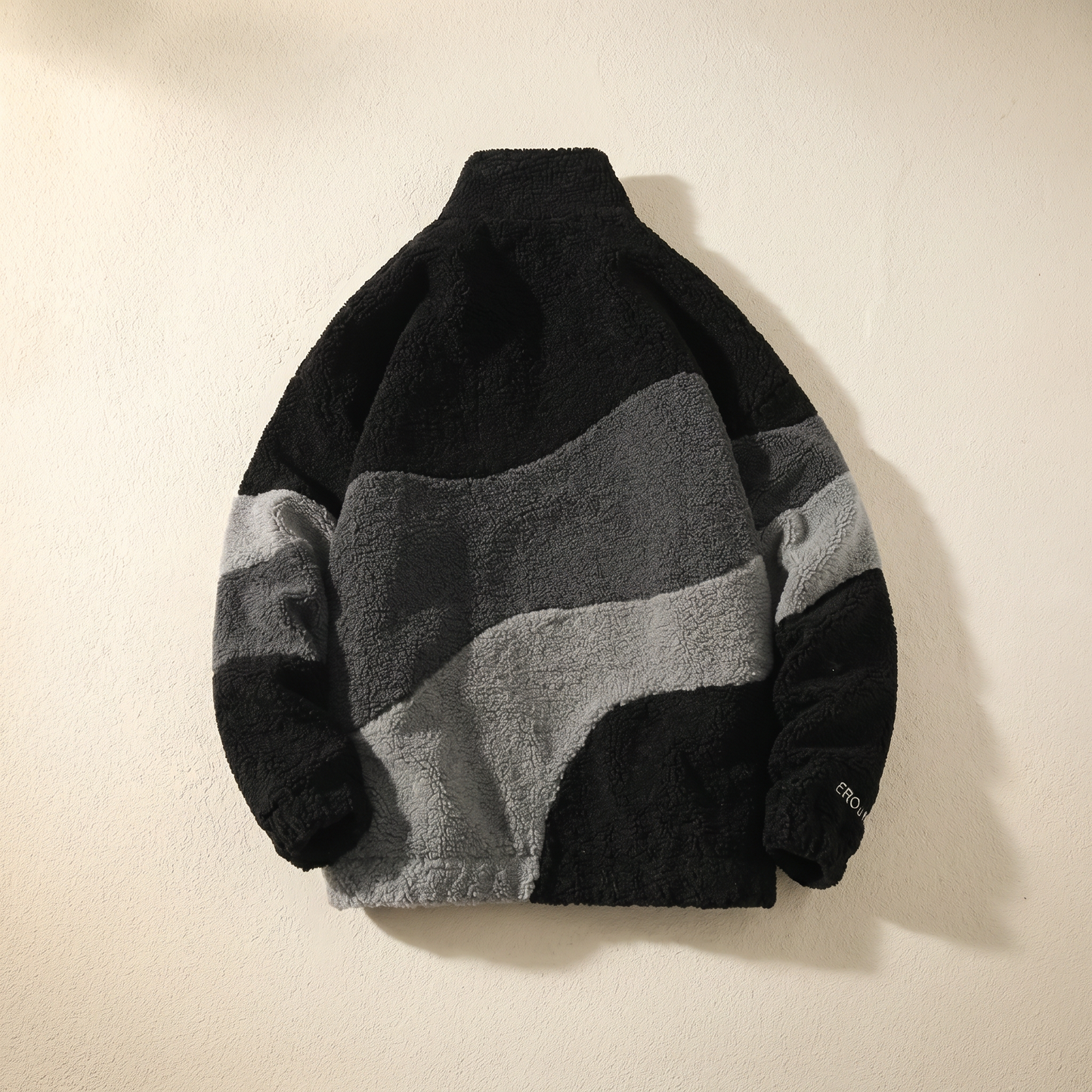 Unisex Polyester Fleece Jacket | Relaxed Loose Fit | Casual Winter Outerwear