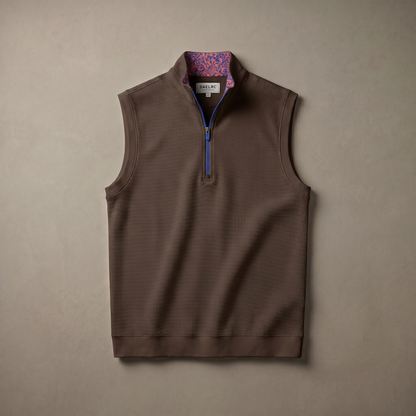 Men's Stretch Golf Vest | Quarter Zip | Windproof Moisture-Wicking Performance Wear