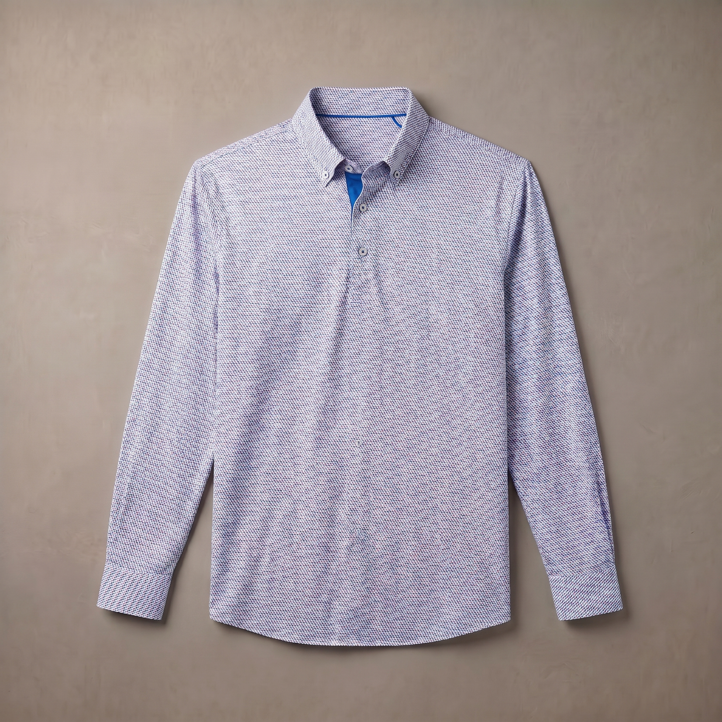 Men's Long Sleeve Polo Shirt | Moisture-Wicking UPF 50+ | 4-Way Stretch