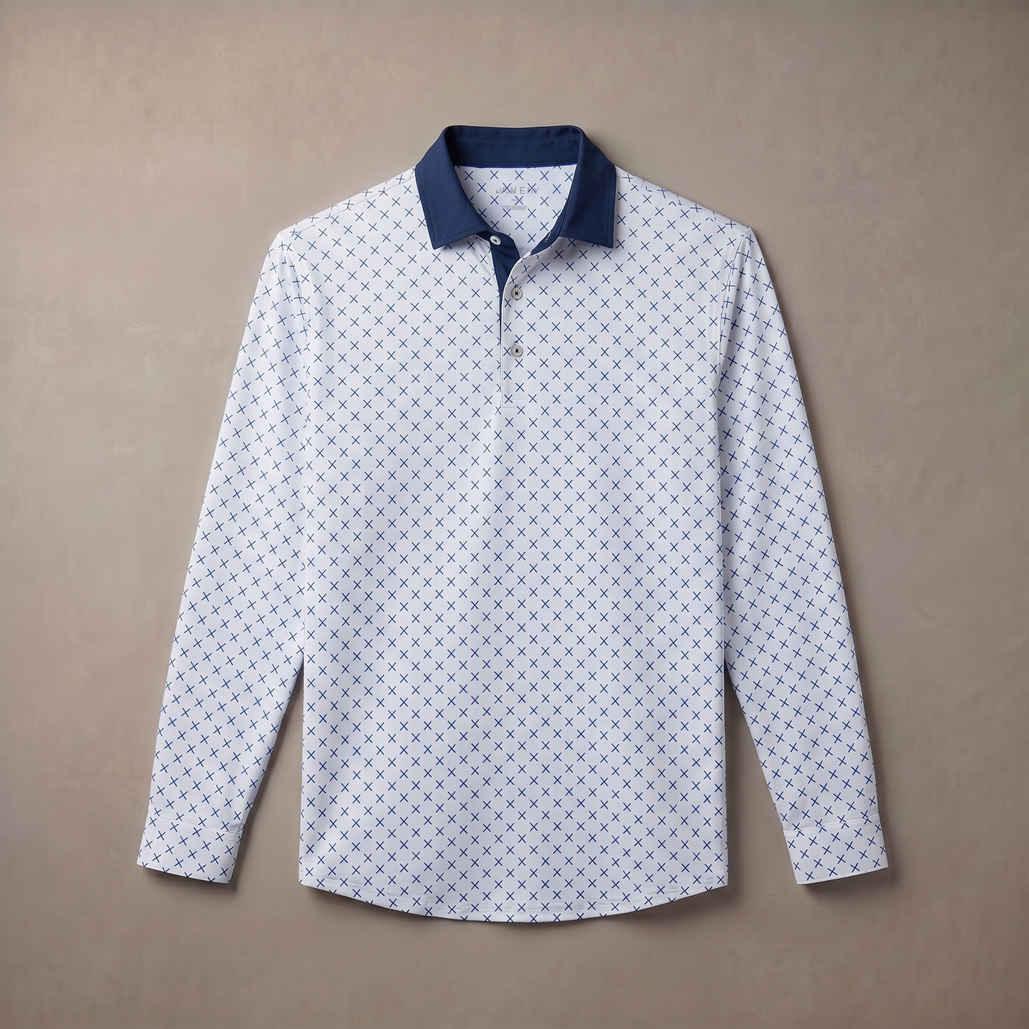 Men's Long Sleeve Polo Shirt | Moisture-Wicking UPF 50+ | 4-Way Stretch