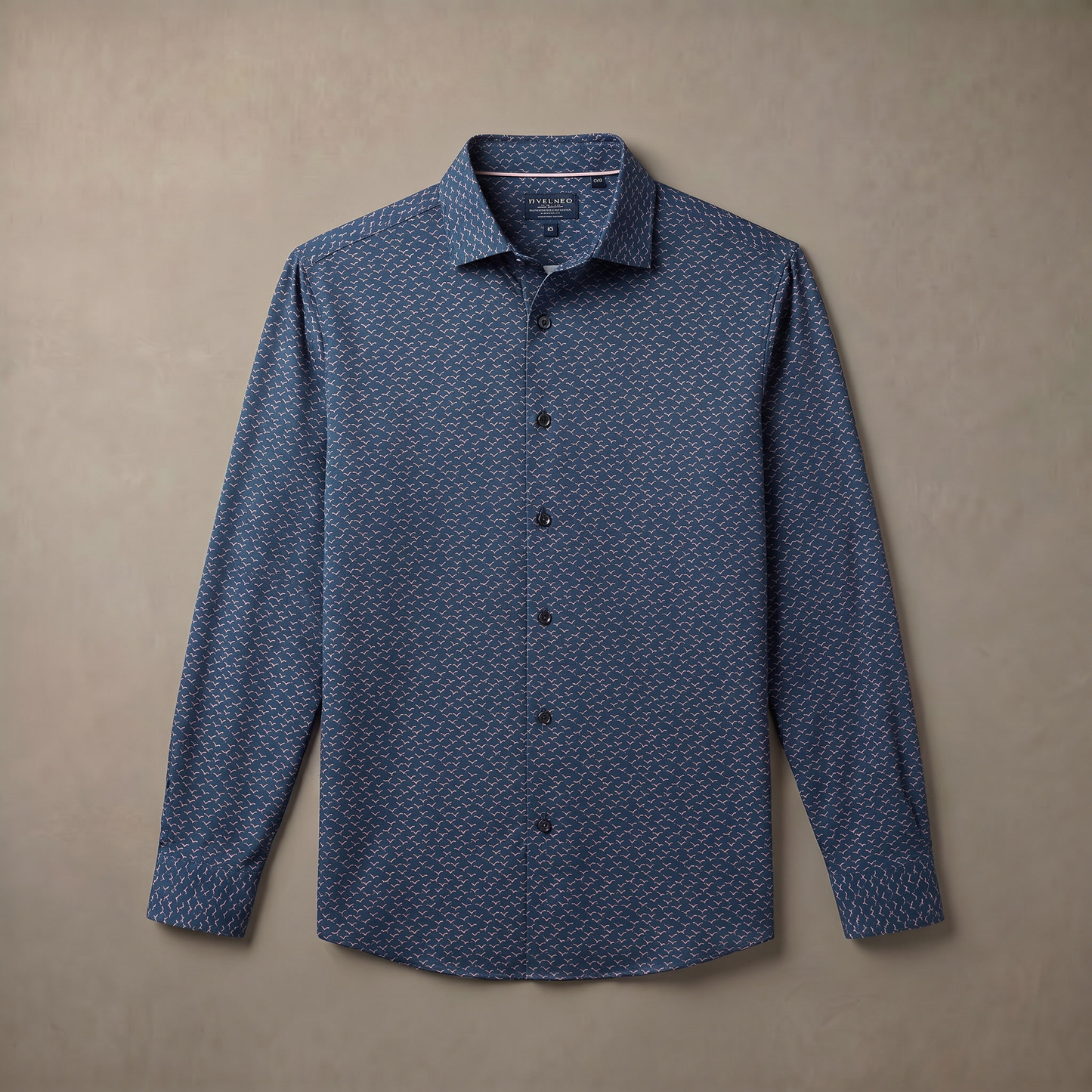 Men's Long Sleeve Polo Shirt | Moisture-Wicking UPF 50+ | 4-Way Stretch