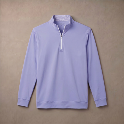 Men's Moisture-Wicking Quarter Zip Golf Pullover | 4-Way Stretch