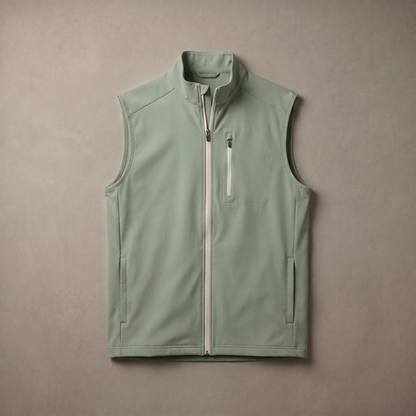 Men's Lightweight Quick-Dry Golf Vest | Stylish Windproof Outdoor Outerwear