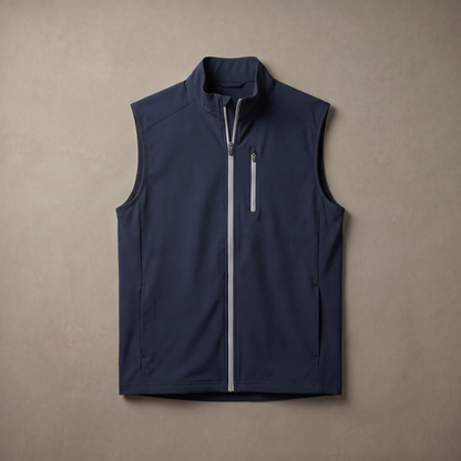 Men's Lightweight Quick-Dry Golf Vest | Stylish Windproof Outdoor Outerwear