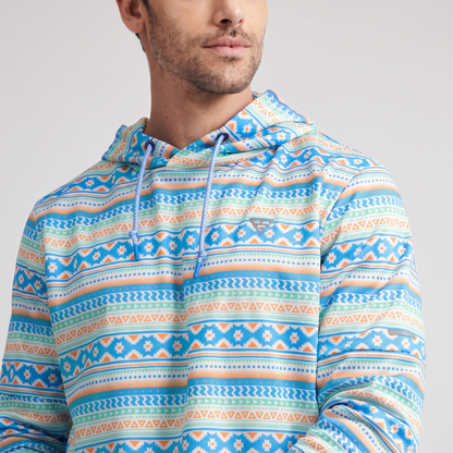 Men's Lightweight Fleece Hoodie | Trendy Print Casual Sweatshirt for Comfort and Style