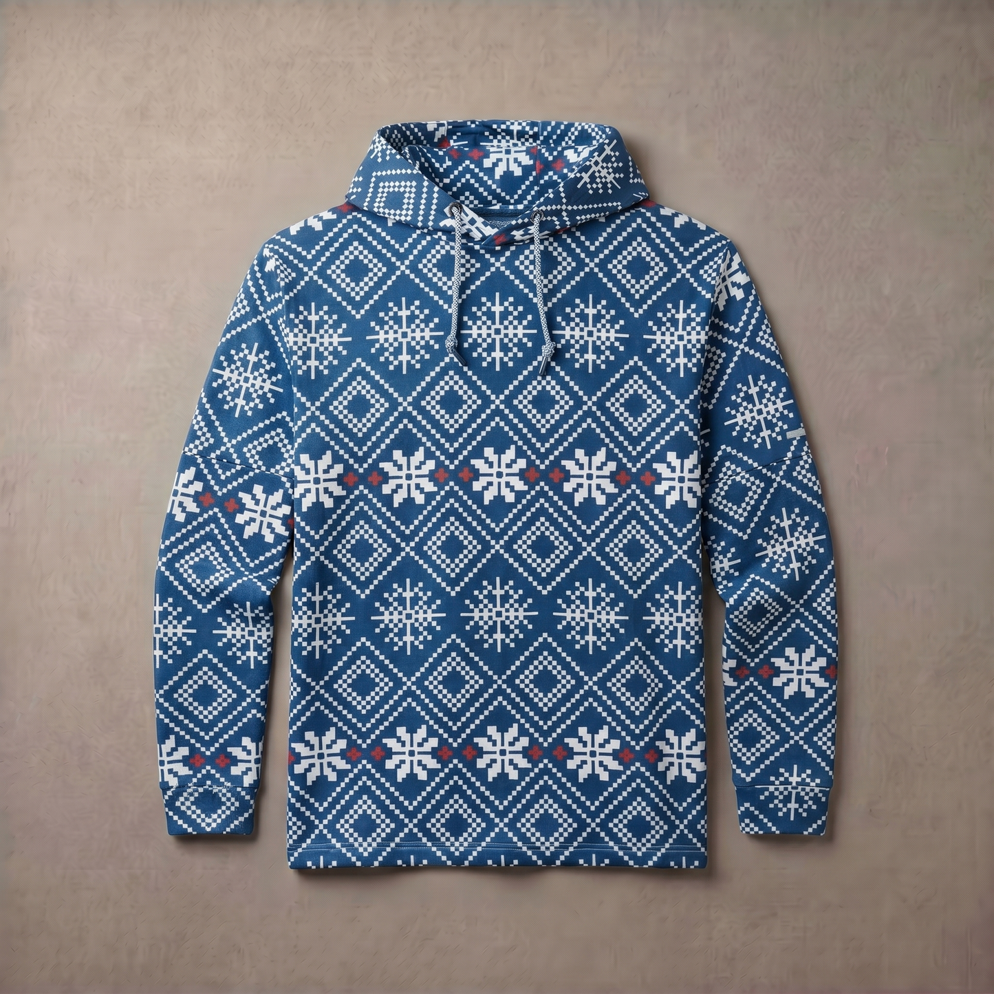 Men's Lightweight Fleece Hoodie | Trendy Print Casual Sweatshirt for Comfort and Style