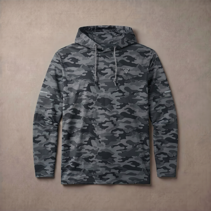 Men's Lightweight Fleece Hoodie | Trendy Print Casual Sweatshirt for Comfort and Style