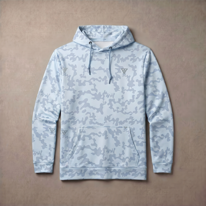 Men's Lightweight Fleece Hoodie | Trendy Print Casual Sweatshirt for Comfort and Style