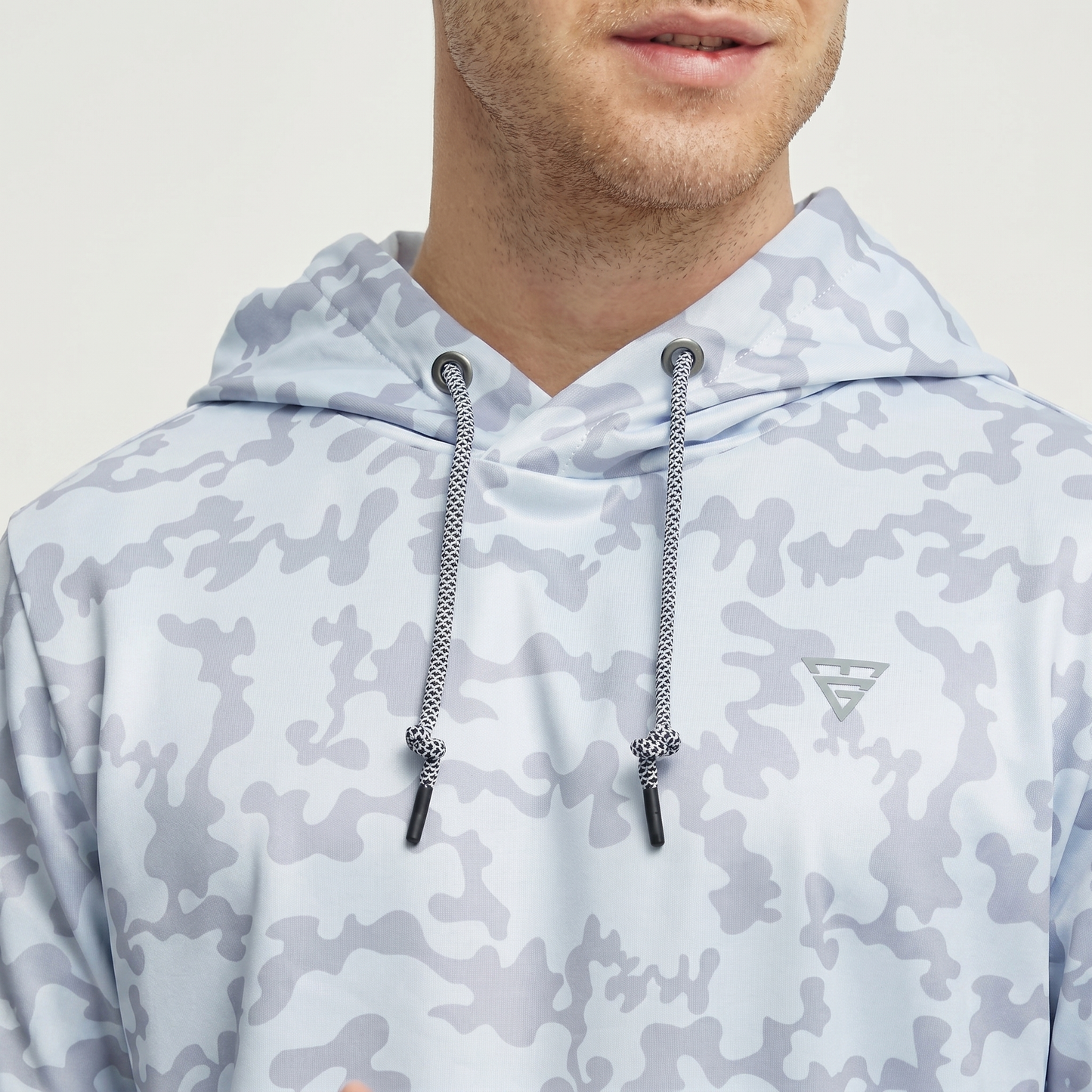 Men's Lightweight Fleece Hoodie | Trendy Print Casual Sweatshirt for Comfort and Style