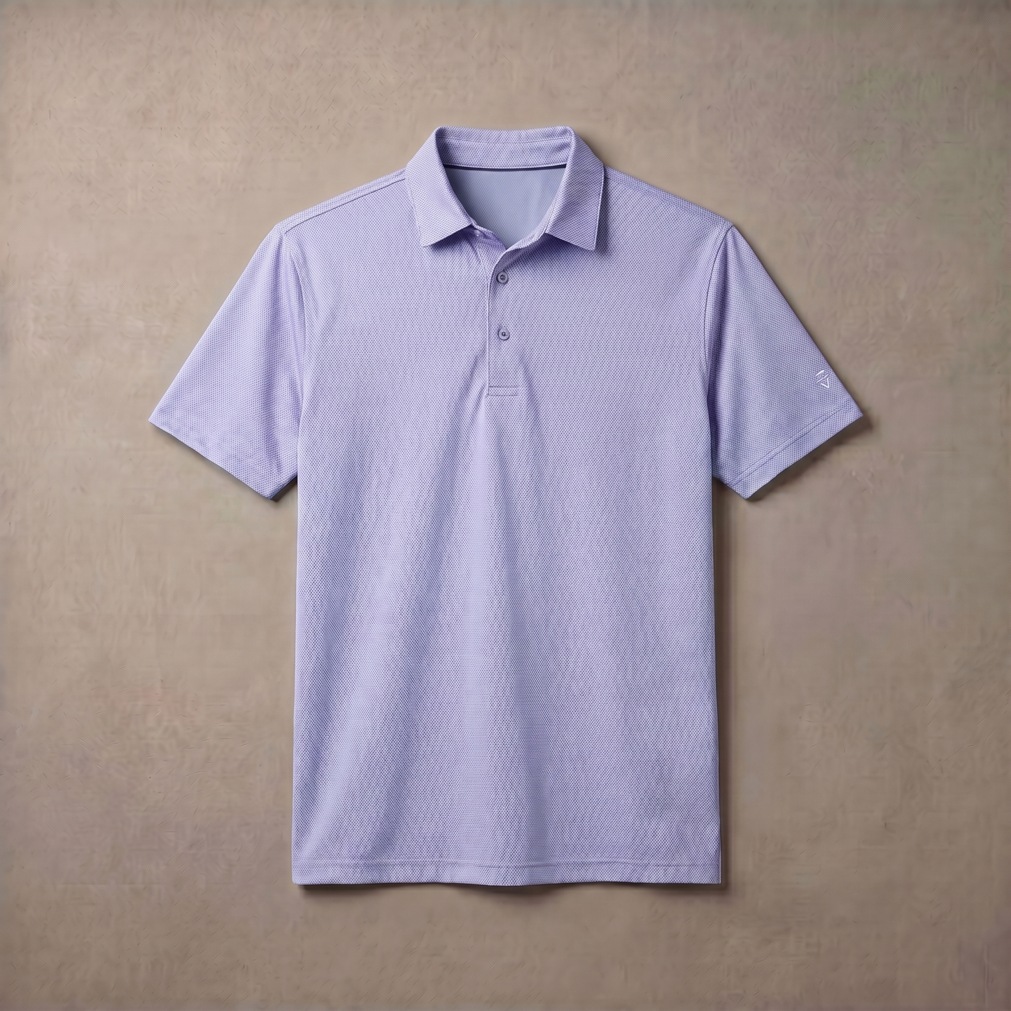 Men's Lightweight Jacquard Polo Shirt | Stylish Casual Summer Top