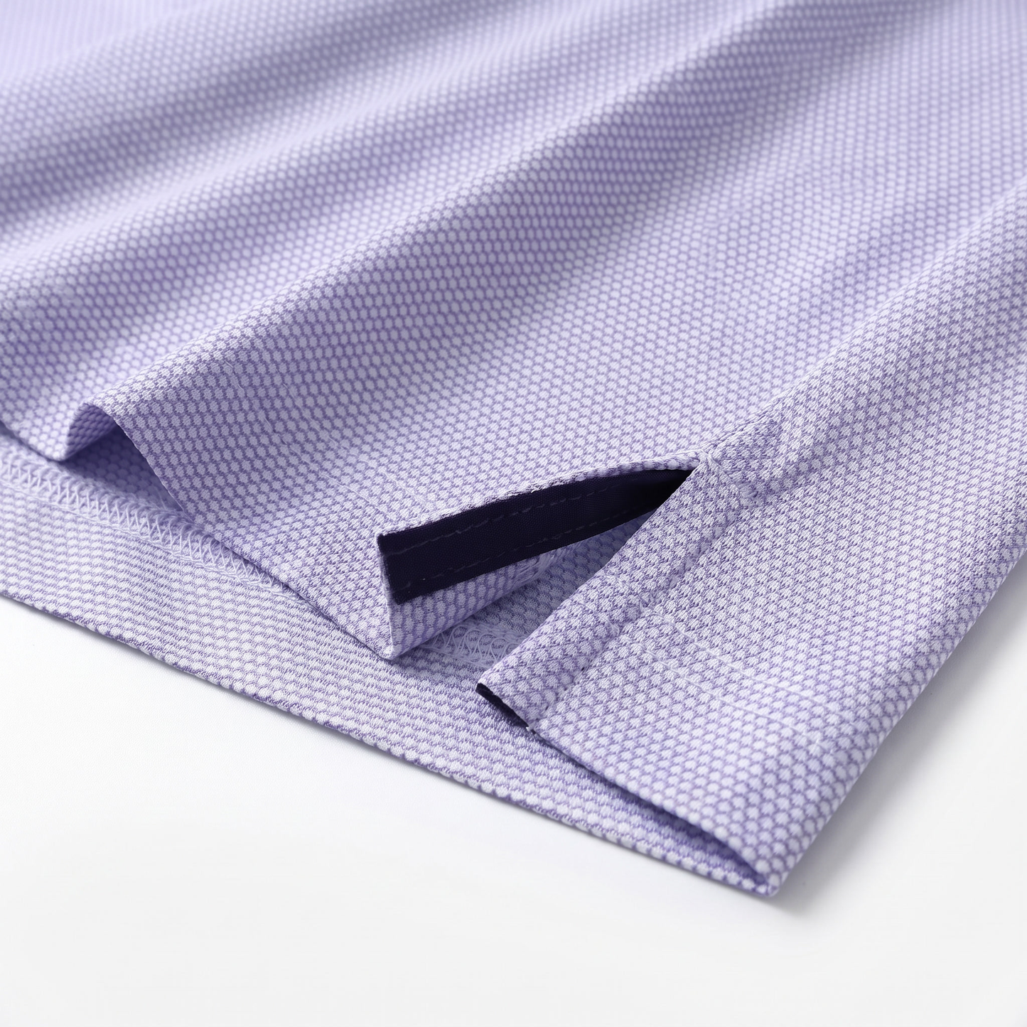 Men's Lightweight Jacquard Polo Shirt | Stylish Casual Summer Top