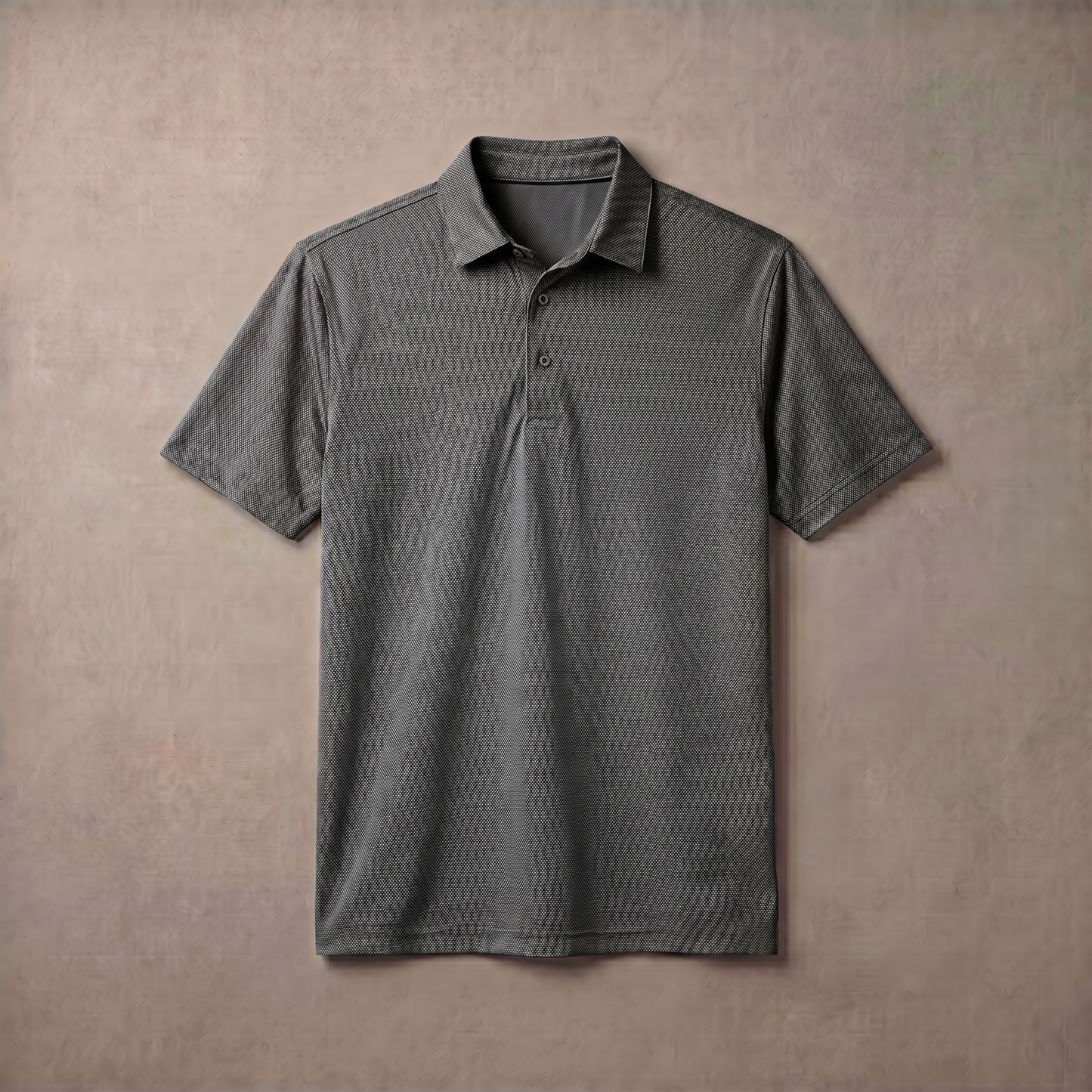 Men's Lightweight Jacquard Polo Shirt | Stylish Casual Summer Top