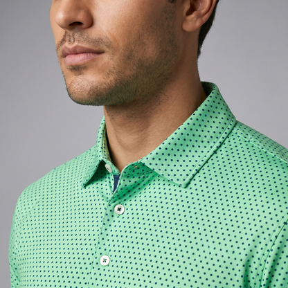 Men's Lightweight Polyester Spandex Golf Polo | Moisture-Wicking Quick-Dry Shirt