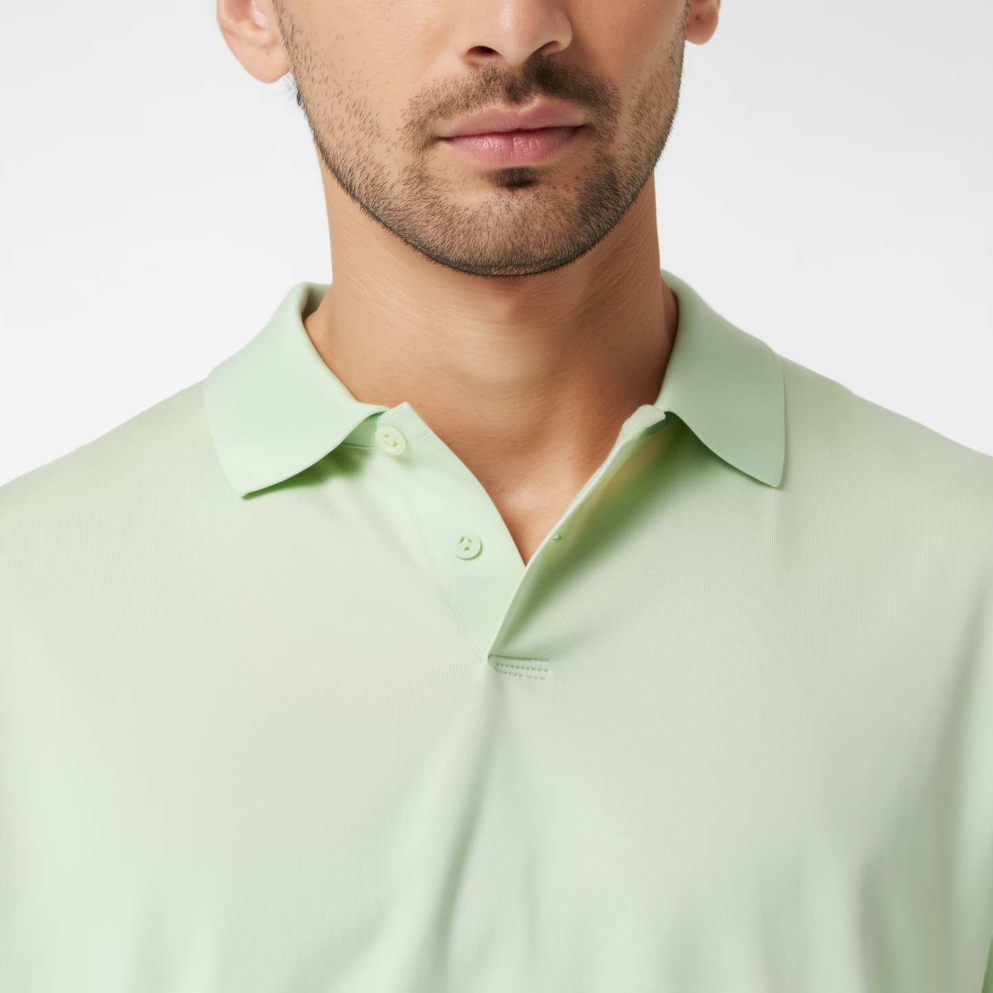 Men's Lightweight Polyester Spandex Polo Shirt | Moisture-Wicking Casual Wear