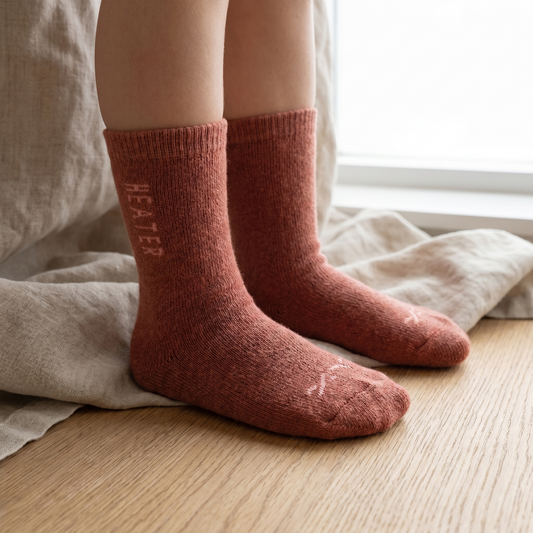 Kids' Thick Merino Wool Winter Socks | Cozy Warm Children’s Footwear