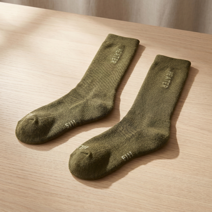 Women's Merino Wool Blend Winter Socks | Thick Cozy Insulated Footwear