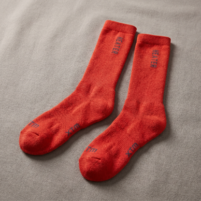 Women's Merino Wool Blend Winter Socks | Thick Cozy Insulated Footwear