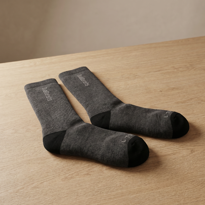 Unisex Merino Wool Blend Ski Socks | Warm Comfortable Supportive Winter Socks