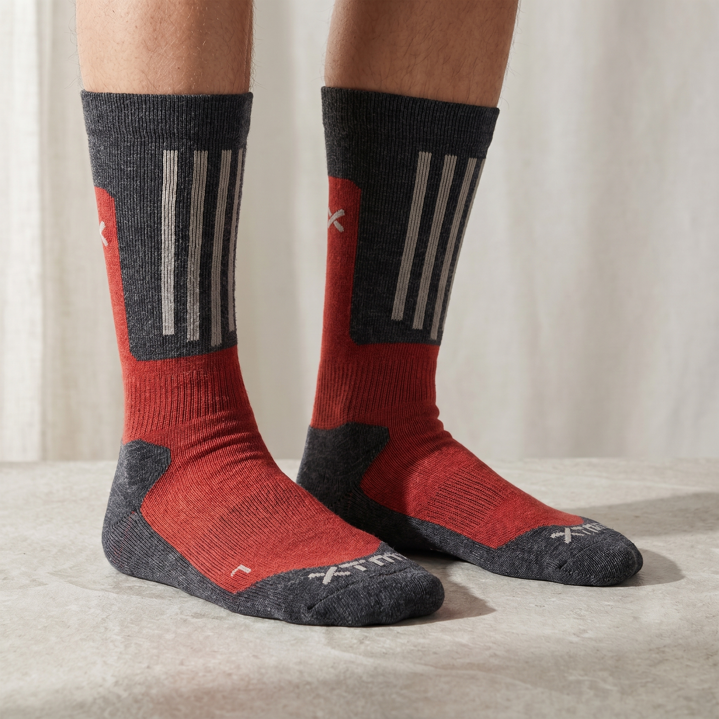 Unisex Merino Wool Ski Socks | Comfortable Multi-Thickness Winter Socks | Arch Support & Shin Padding