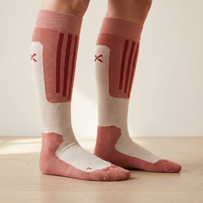 Unisex Merino Wool Ski Socks | Comfortable Multi-Thickness Winter Socks | Arch Support & Shin Padding