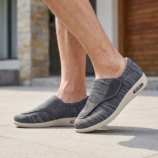 Men's Comfortable Wide Orthopedic Shoes | Supportive Diabetic-Friendly Footwear