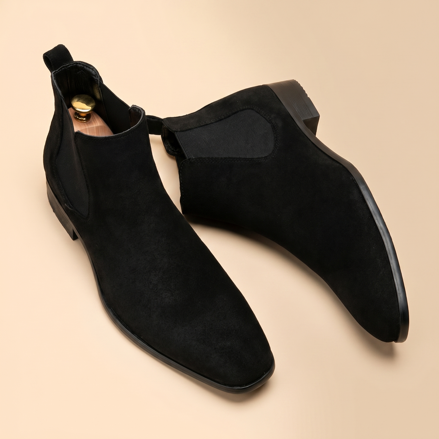 Men's Leather Chelsea Boots | Slip-On | Comfortable Everyday Dress Shoe