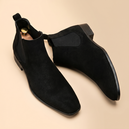 Men's Leather Chelsea Boots | Slip-On | Comfortable Everyday Dress Shoe
