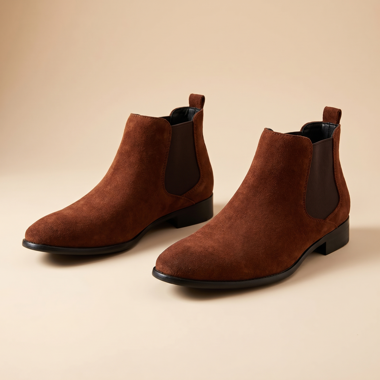 Men's Leather Chelsea Boots | Slip-On | Comfortable Everyday Dress Shoe