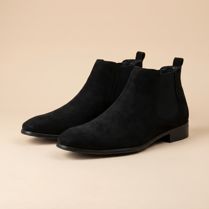 Men's Leather Chelsea Boots | Slip-On | Comfortable Everyday Dress Shoe