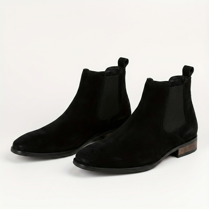 Men's Leather Chelsea Boots | Slip-On | Comfortable Everyday Dress Shoe