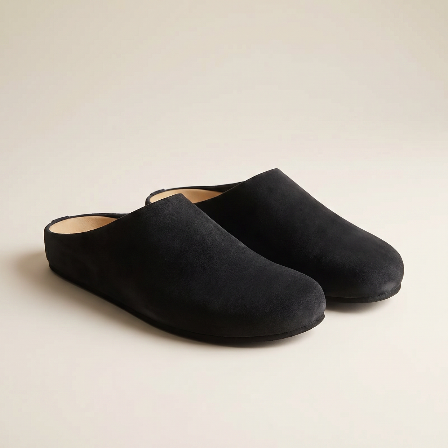 Women's Soft Cowhide Suede Clogs | Comfortable Slip-On Footwear for All-Day Wear