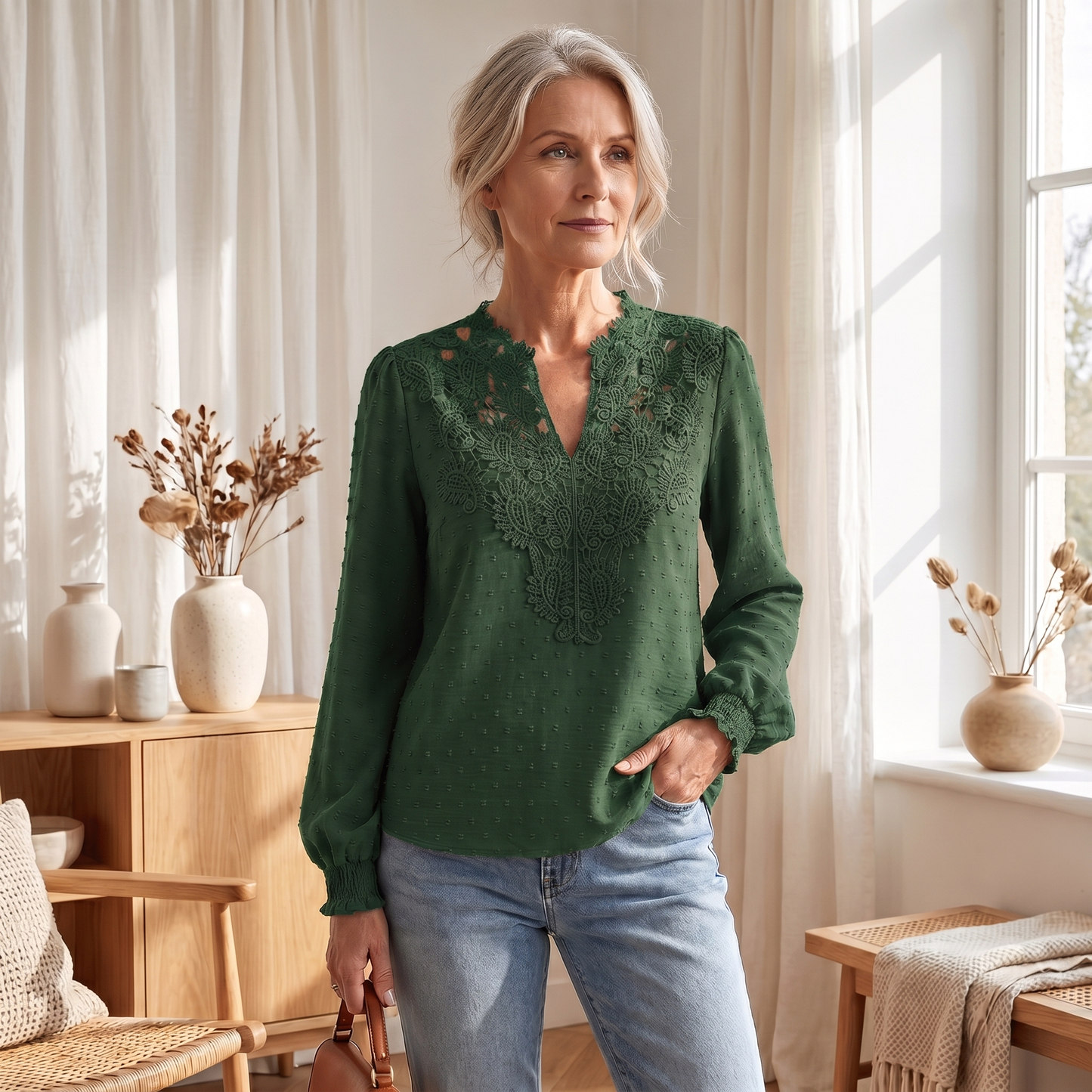 Women's Lightweight Breathable Blouse | Elegant Casual Summer Top
