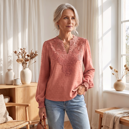 Women's Lightweight Breathable Blouse | Elegant Casual Summer Top