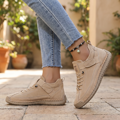 Women's Breathable Fabric Sneakers | Comfortable Slip-On Walking Shoes