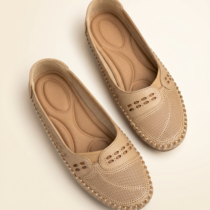 Women's Lightweight Orthopedic Flats | Comfortable Supportive Black Flat Shoes