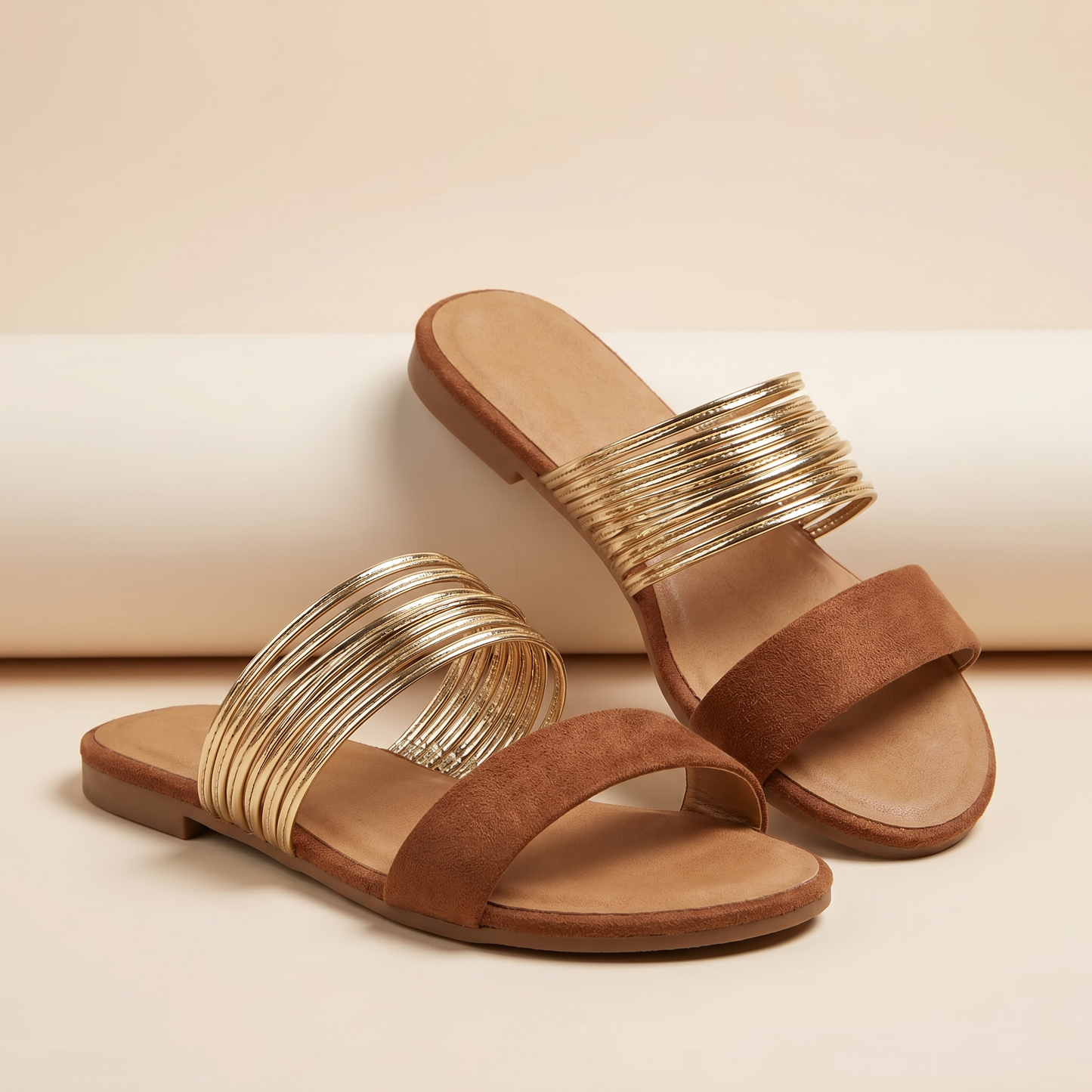 Women's Suede Orthopedic Sandals | Comfortable Slip-On Footwear for All-Day Support