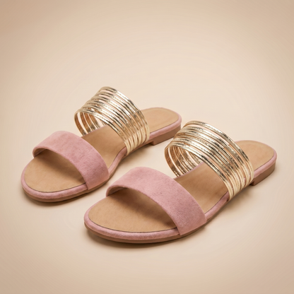 Women's Suede Orthopedic Sandals | Comfortable Slip-On Footwear for All-Day Support