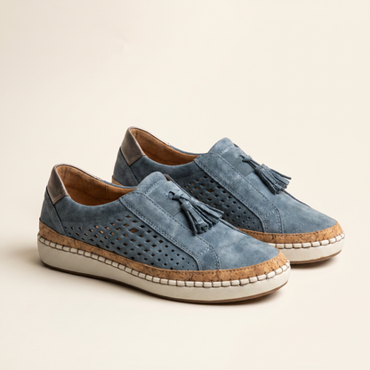 Women's Breathable Slip-On Sneakers | Comfortable Orthopedic Walking Shoes for Daily Activities