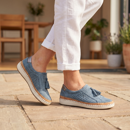 Women's Breathable Slip-On Sneakers | Comfortable Orthopedic Walking Shoes for Daily Activities
