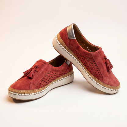 Women's Breathable Slip-On Sneakers | Comfortable Orthopedic Walking Shoes for Daily Activities