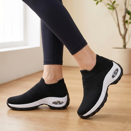 Women's Lightweight Breathable Comfort Shoes | Ergonomic Stylish Ortho-Relief Footwear
