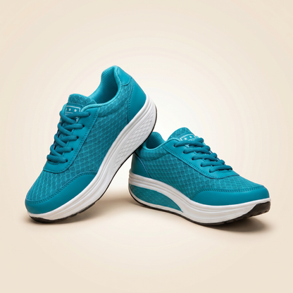 Women's Breathable Fabric Sneakers | Comfortable Orthopedic Walking Shoes